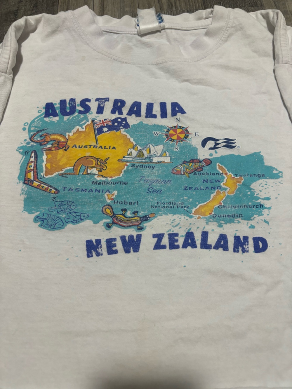 Crop Graphic Tee - White - Picture 2 of 6